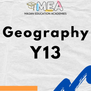 Geography Y13